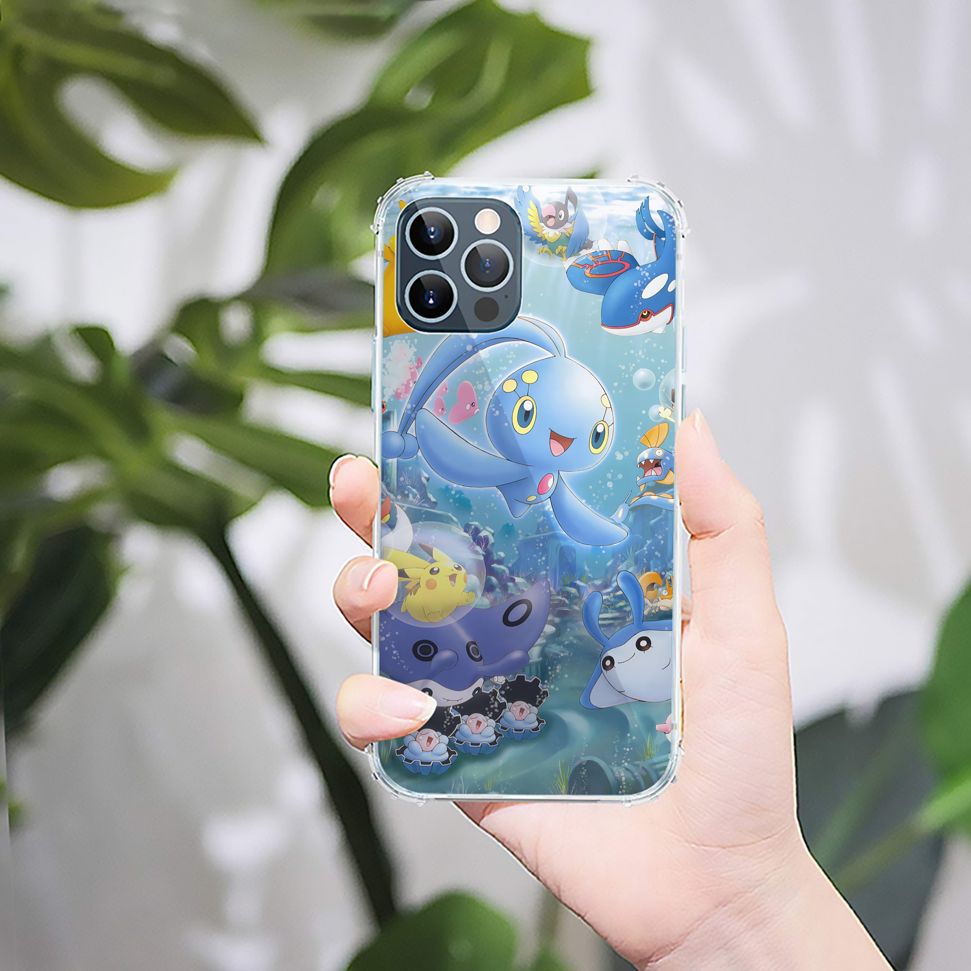（画像用） ポケットモンスター Pokémon 【iPhone 12シリーズ対応】透明スマホケース（クリアソフトケース）
